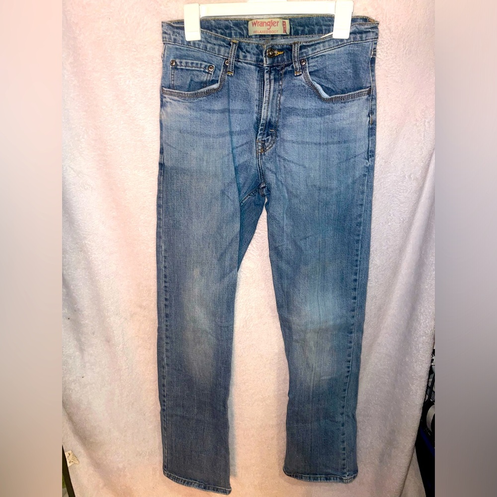 WRANGLER Flex Boot Cut Blue Jeans